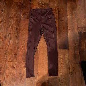 Maroon Athletic Leggings